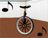 Silver Animated Unicycle with Music